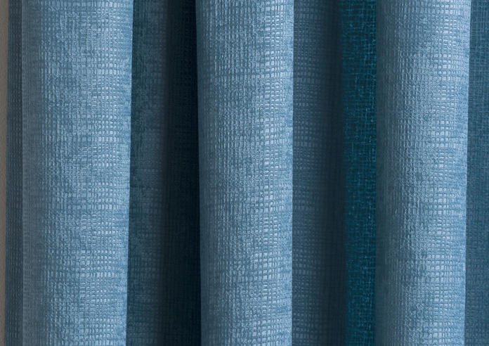 Matrix Pencil Pleat, Teal - Ready Made Curtains - Image 5